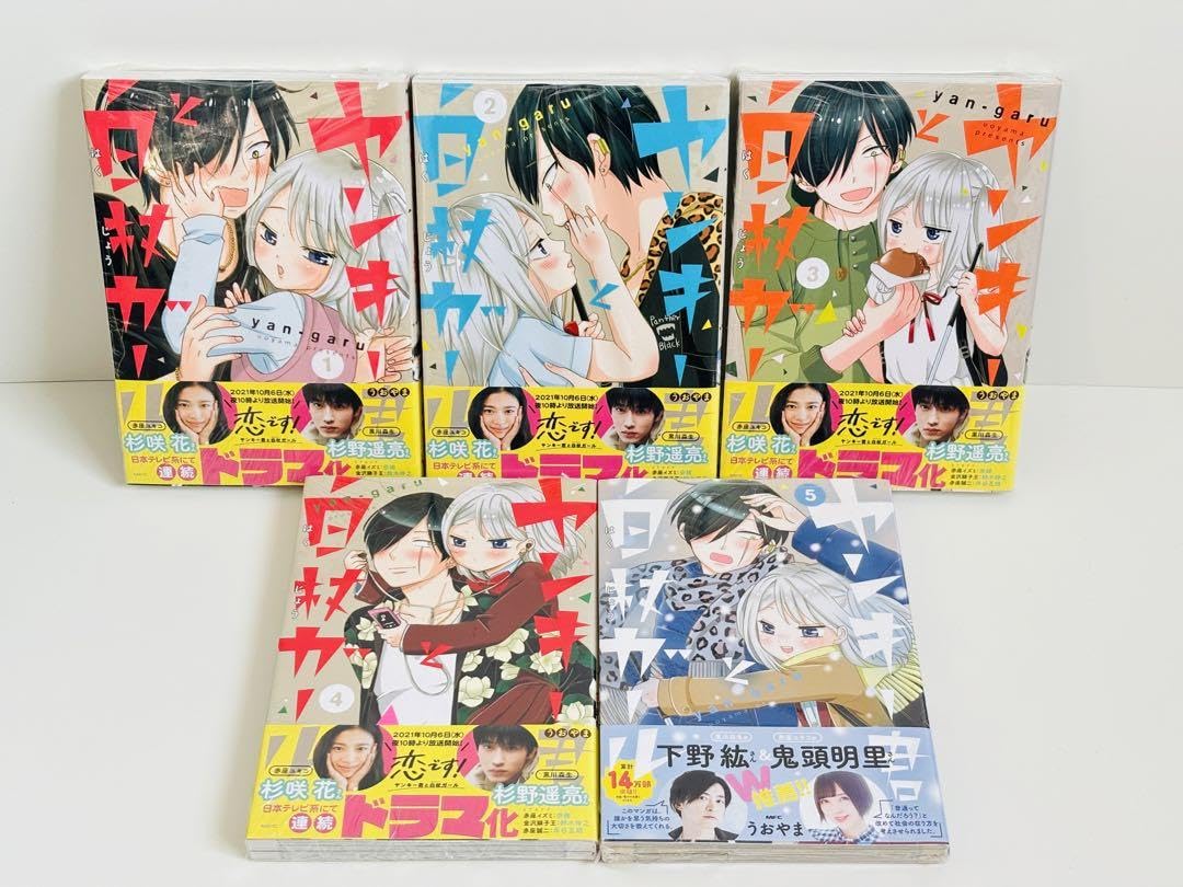 Amazon.co.jp: 全巻シュリンク付ヤンキー君と白杖ガール 漫画 1巻5巻